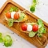 Kanapka mozzarella rajče
